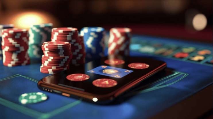 Live casino table with professional dealer at betvisa app